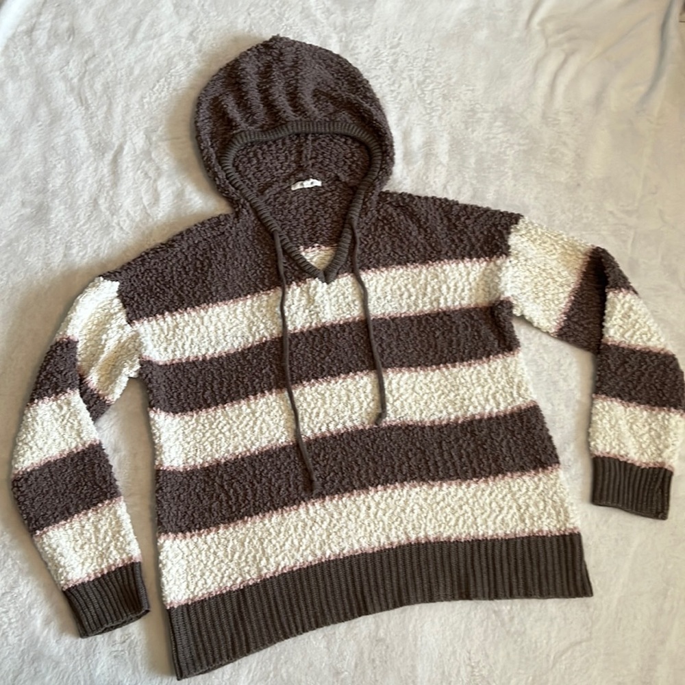 Maurices Hooded Popcorn Sweater